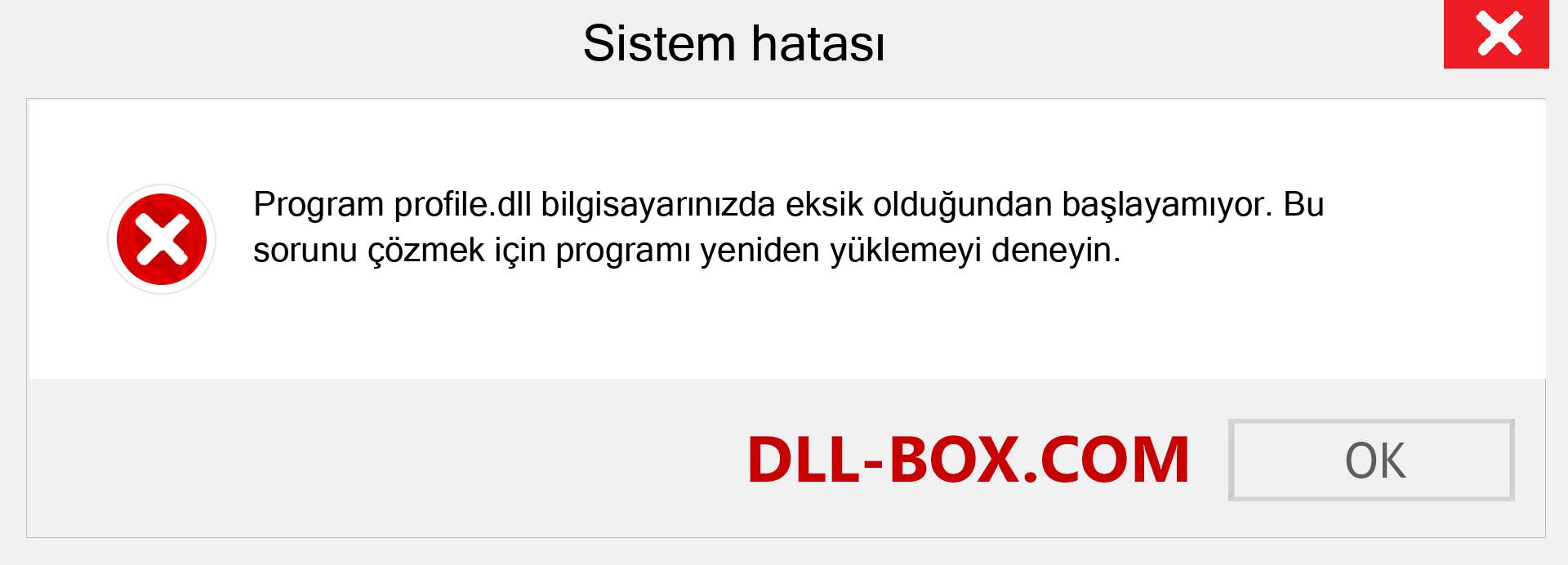 profile.dll dosyası eksik mi? Windows 7, 8, 10 için İndirin - Windows'ta profile dll Eksik Hatasını Düzeltin, fotoğraflar, resimler